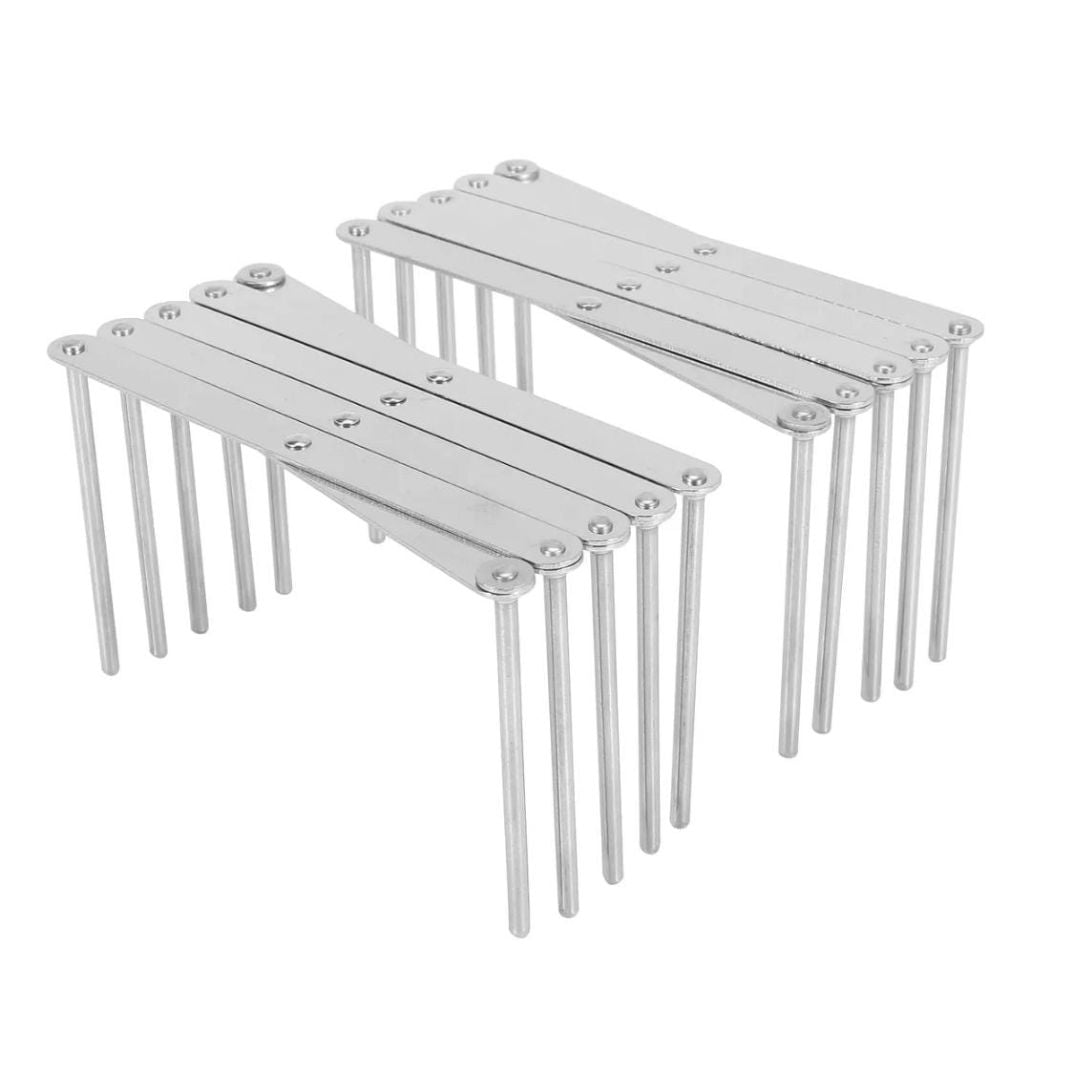 ORGANIZADOR DE PLATOS METALICO PLEGABLE