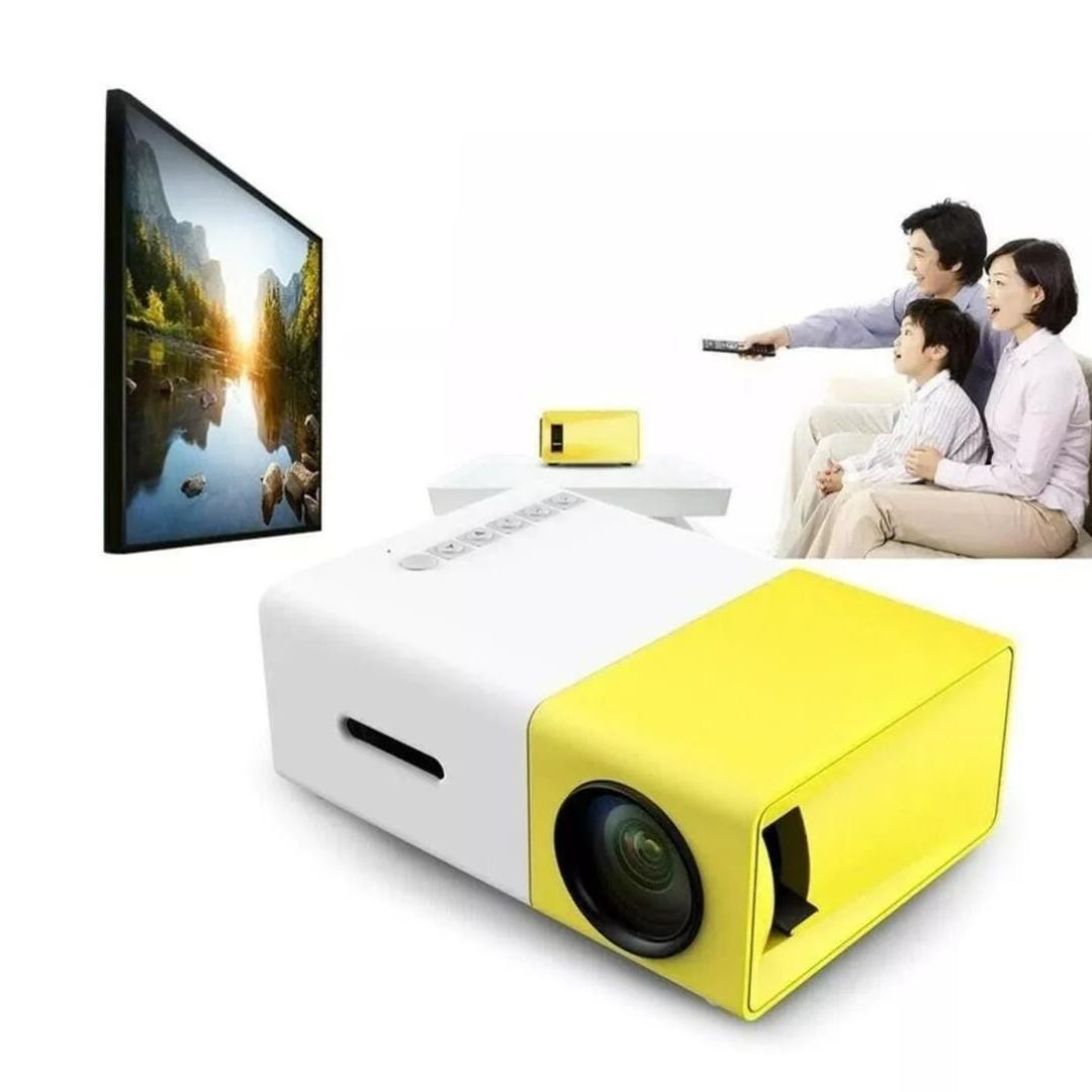 PROYECTOR PORTATIL AMARILLO